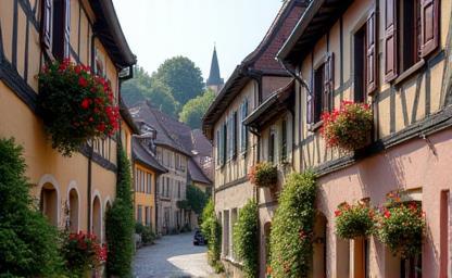 Image representing a destination: Charming village in Alsace