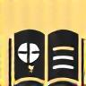 Icon representing a book